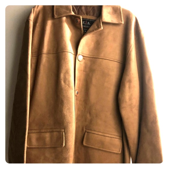 Emporio Armani Jackets Coats Suede Peacoat Poshmark